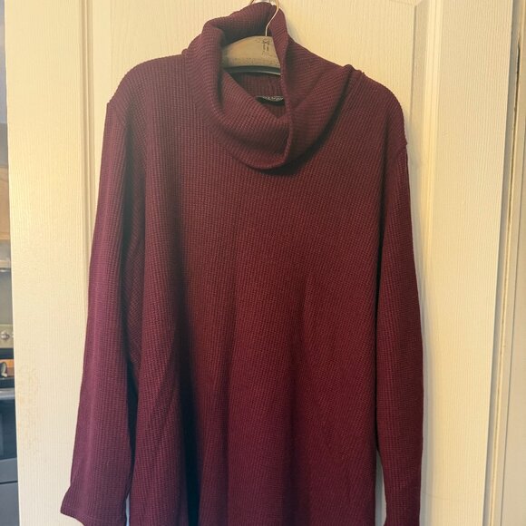 Red Turtle Neck Sweater - Picture 1 of 2